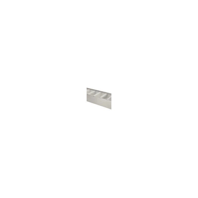 Porte condiments (condiment holder) en acier inoxydable 6 blocs