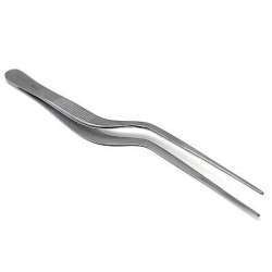 Garnish Tong / Pince à décoration incurvé