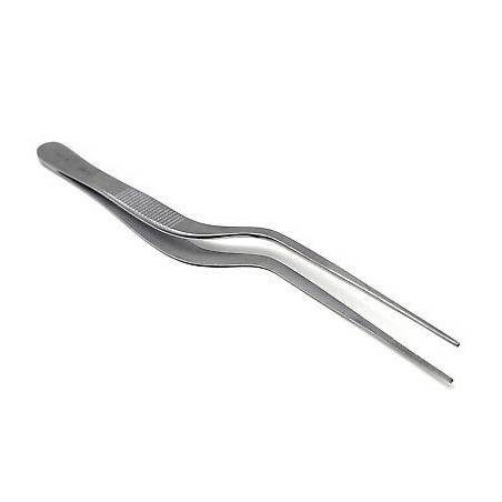 Garnish Tong / Pince à décoration incurvé