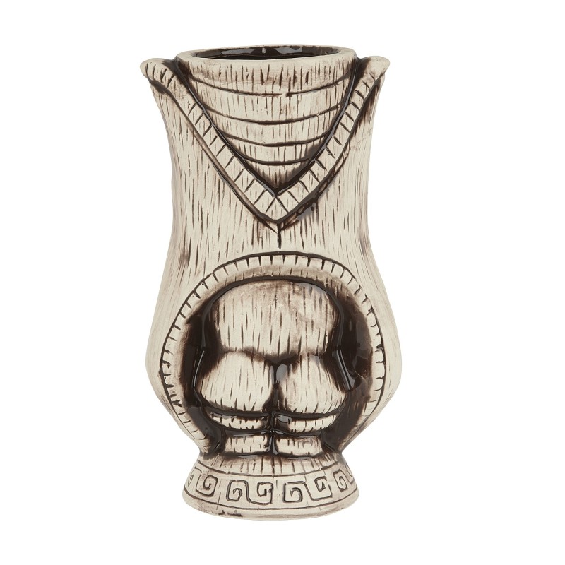 Kane Tiki Mug 400ml - Light & Coffee Brown - Matériel de Bar