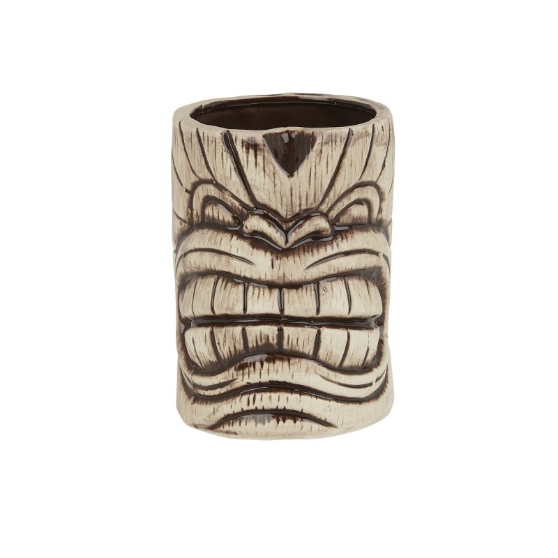 Toscano Kanaloa Tiki Mug 450ml  - Light & Coffee Brown - Matériel de Bar