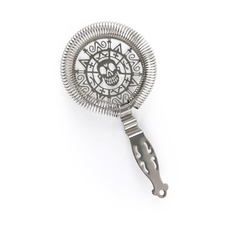 Stainless Steel Skull Strainer - Matériel de Bar
