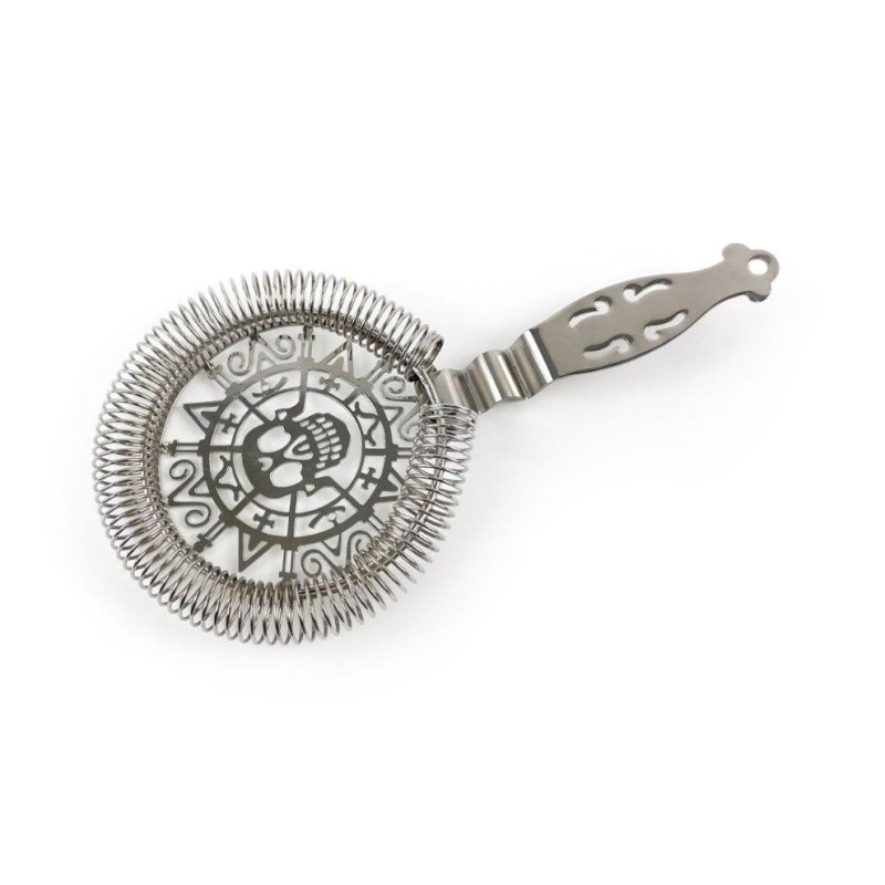 Stainless Steel Skull Strainer - Matériel de Bar