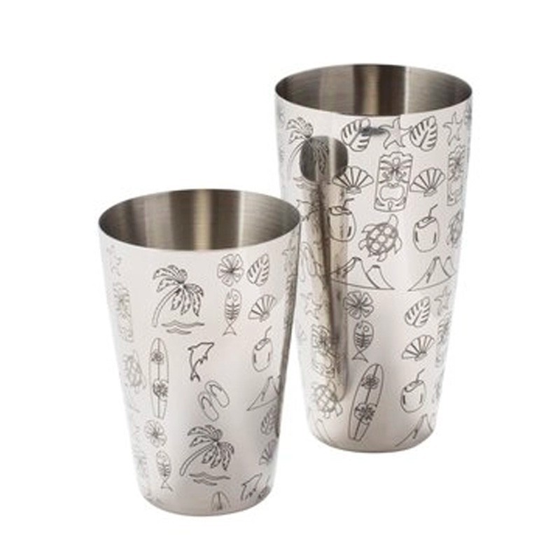 Shaker Boston Set Tiki  28/18 OZ Tom Dyer - Matériel de Bar